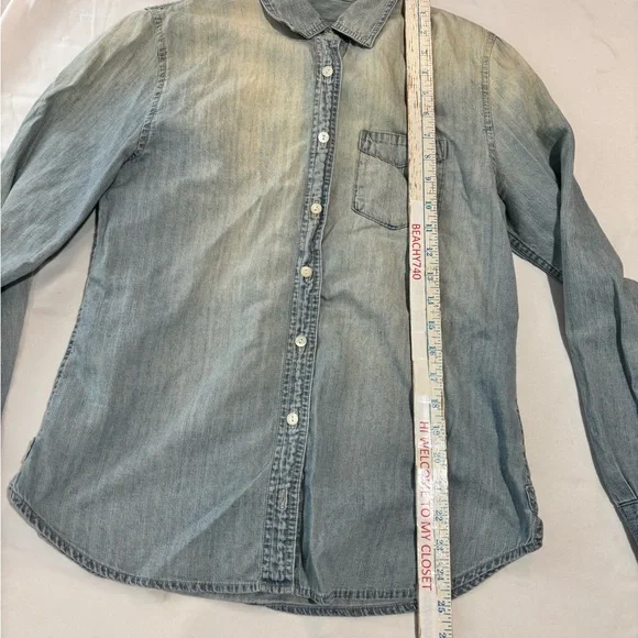 J Crew denim shirt - Picture 2 of 6
